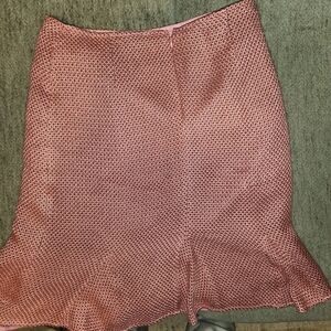 Emma James Pink Crochet-Style Flare Skirt